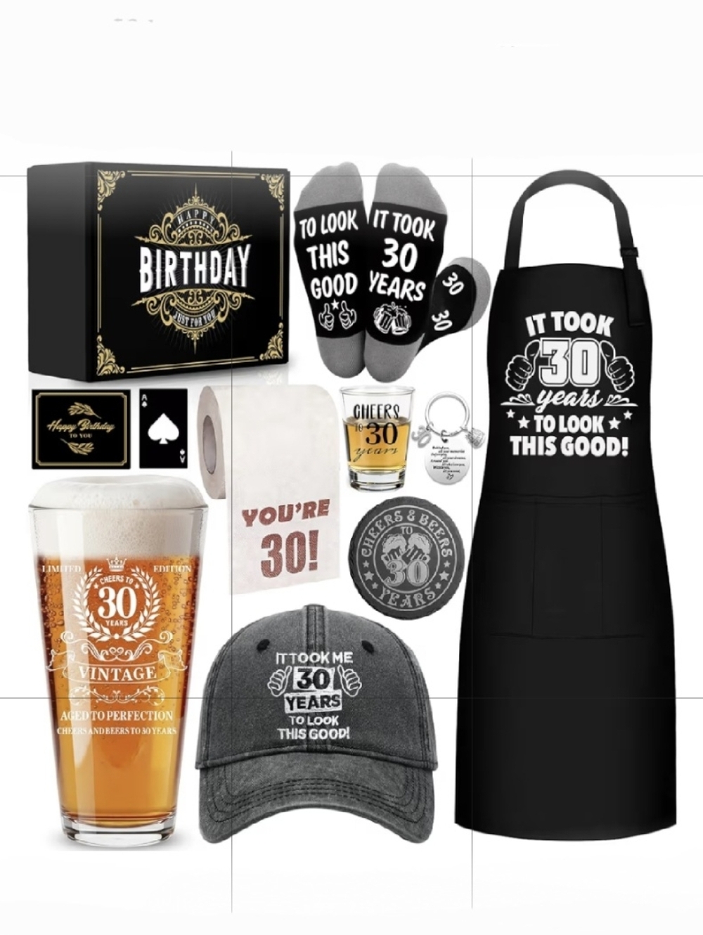 30th Birthday Party Gift Set